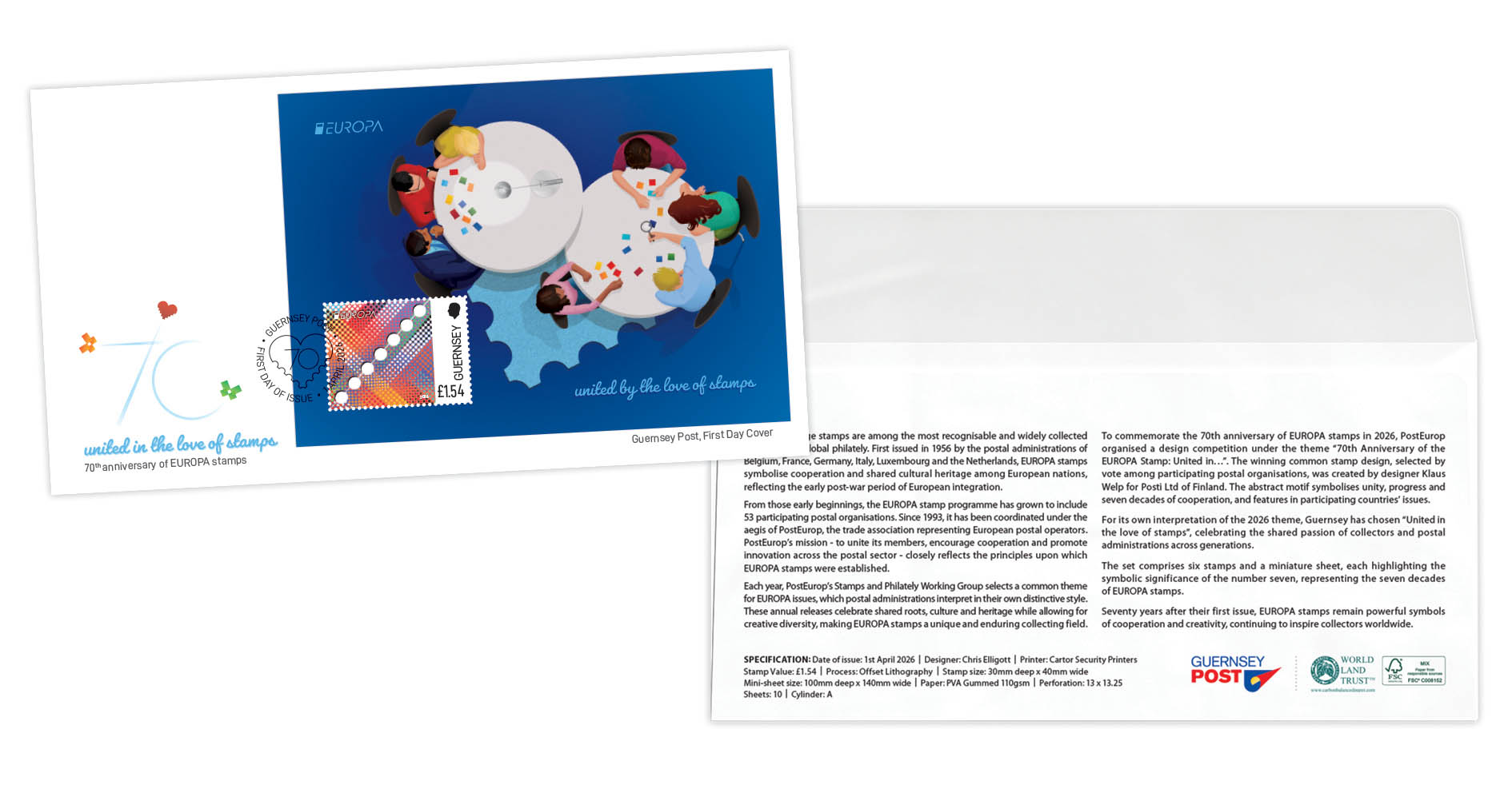 Mini-Souvenir Sheet First Day Cover